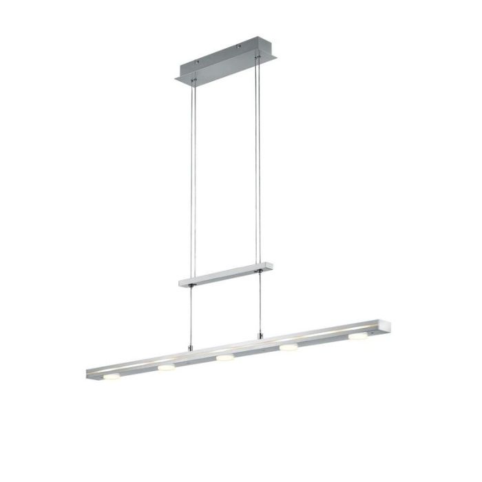 Nikkel pendel lampe spisebord modern, Awa, 3,5W, varm til kold hvid justerbar LED
