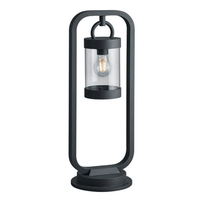 Antracit udendørslampe gulvlampe med skumringssensor modern, Sambesi, IP44