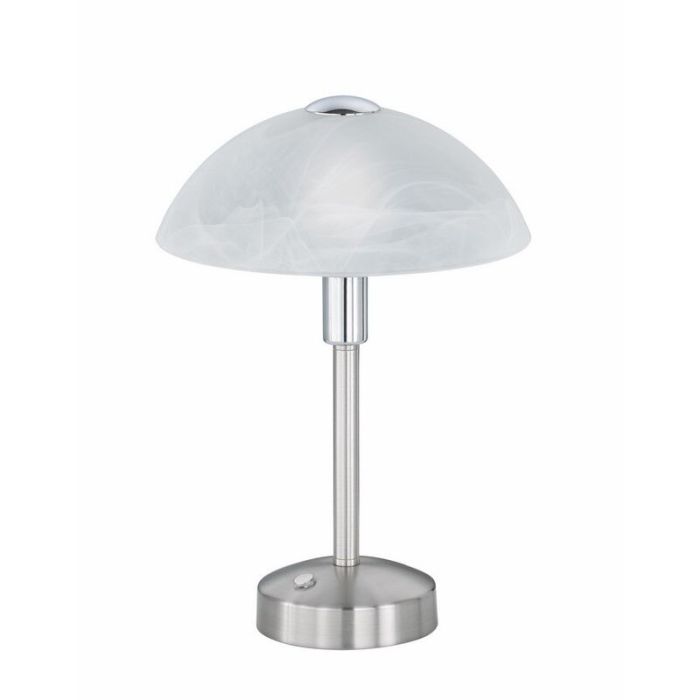 Nikkel bibliotekslampe klassisk, Notaris, 4W, 3000K LED, med brytare