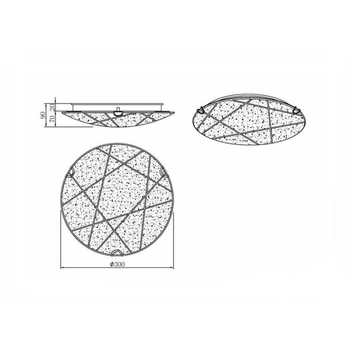 Hvid plafond modern, Fortes