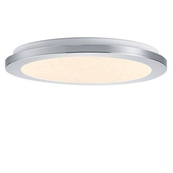 Krom plafond modern, Marie, 15W, 3000K LED, IP44