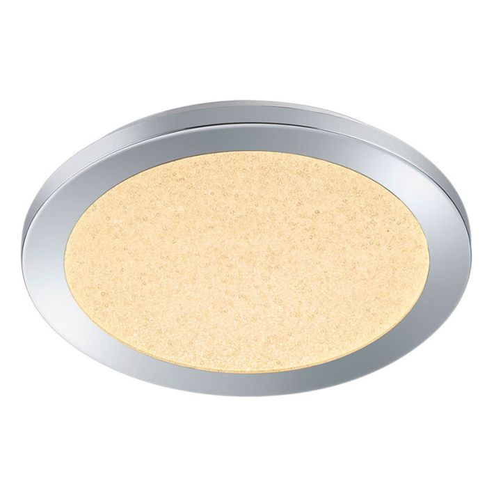 Krom plafond modern, Marie, 15W, 3000K LED, IP44