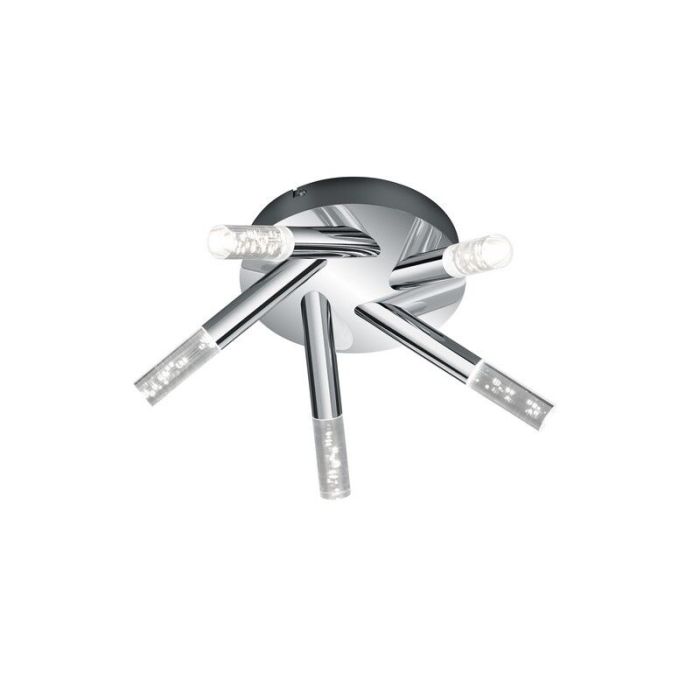 Krom loftlampe badeværelse design, Delfina, 3,1W, 3000K LED, IP44