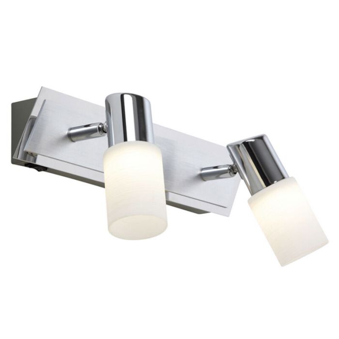 Grå loftspot glas, Morely, 4,3W, 3000K LED, med brytare