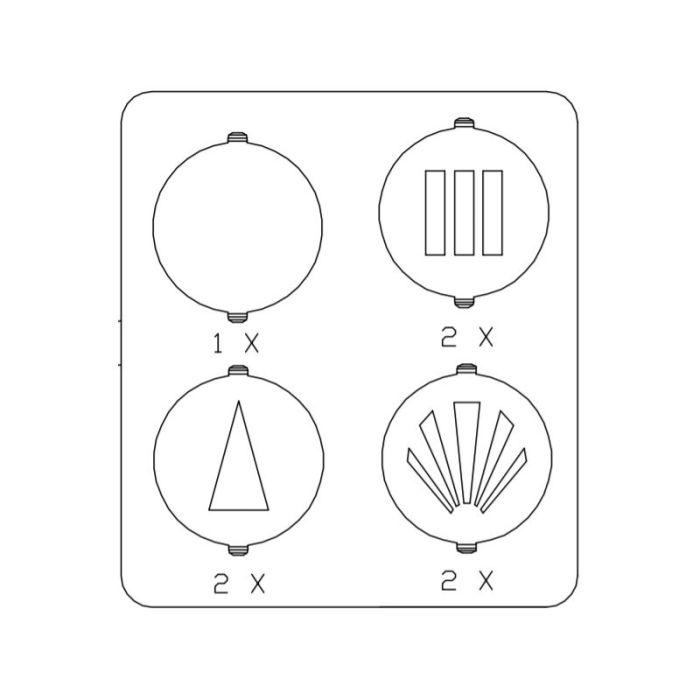 Hvid udendørslampe design, Sandby, 2W, 3000K LED, IP44