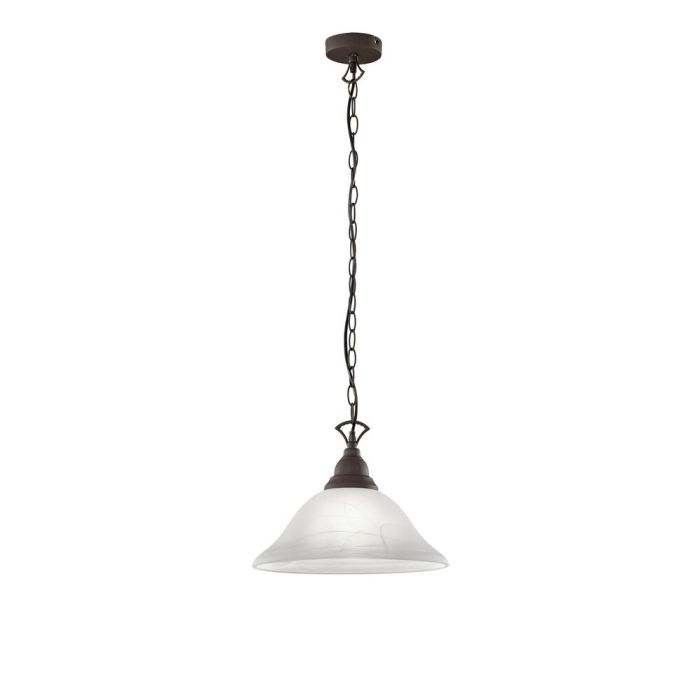 Hvid pendler lampe klassisk, Jared