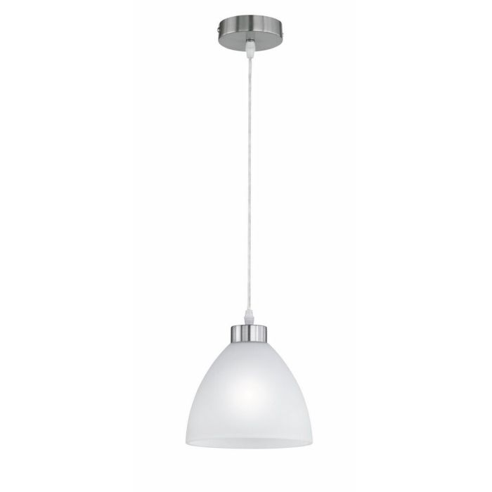 Nikkel pendler lampe glas, Babette