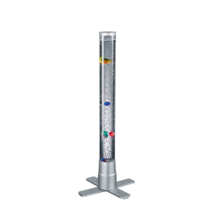 Sølv bordlampe til børneværelse modern, Nautica, 2,4W, 3000K LED, med brytare