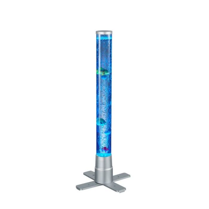 Sølv bordlampe til børneværelse modern, Nautica, 2,4W, 3000K LED, med brytare