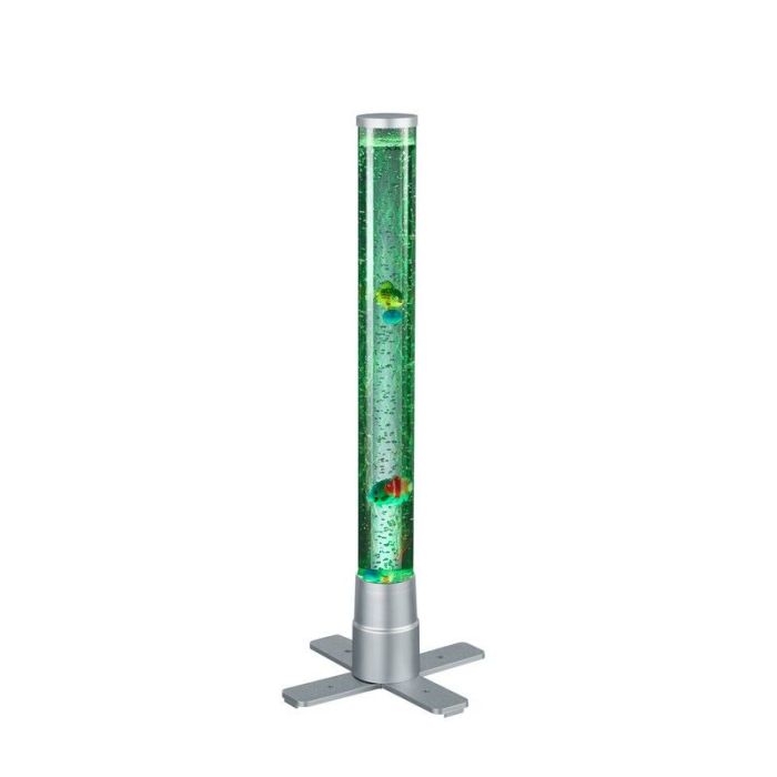 Sølv bordlampe til børneværelse modern, Nautica, 2,4W, 3000K LED, med brytare