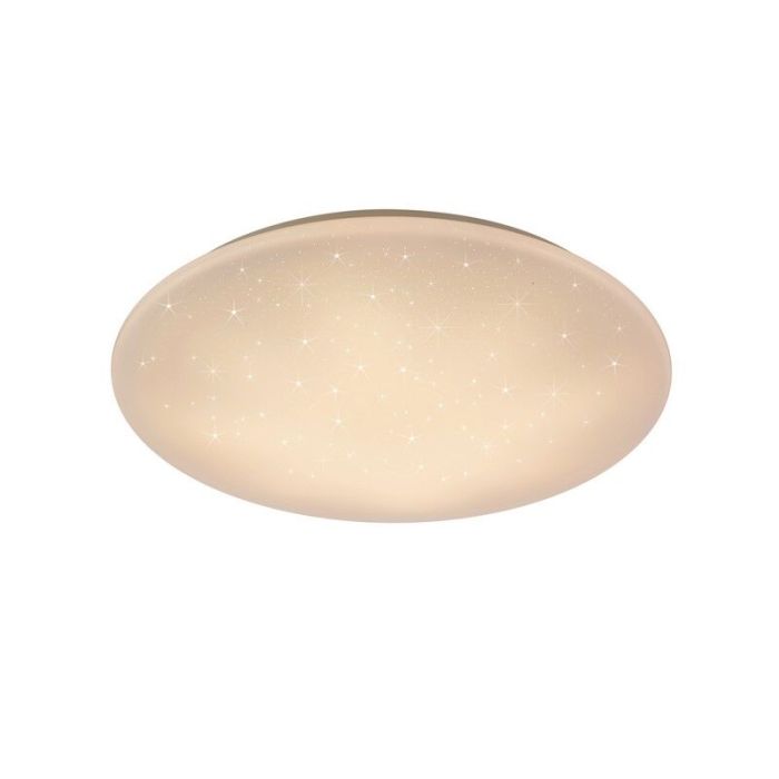 Hvid plafond modern, Gilleleje, 27W, varm til kold hvid justerbar LED, med fjärrkontroll