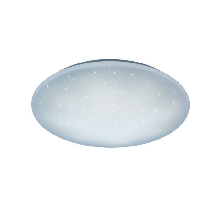 Hvid plafond modern, Gilleleje, 27W, varm til kold hvid justerbar LED, med fjärrkontroll