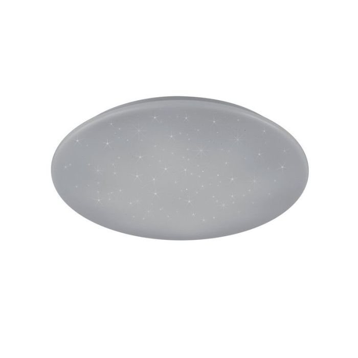 Hvid plafond modern, Gilleleje, 27W, varm til kold hvid justerbar LED, med fjärrkontroll