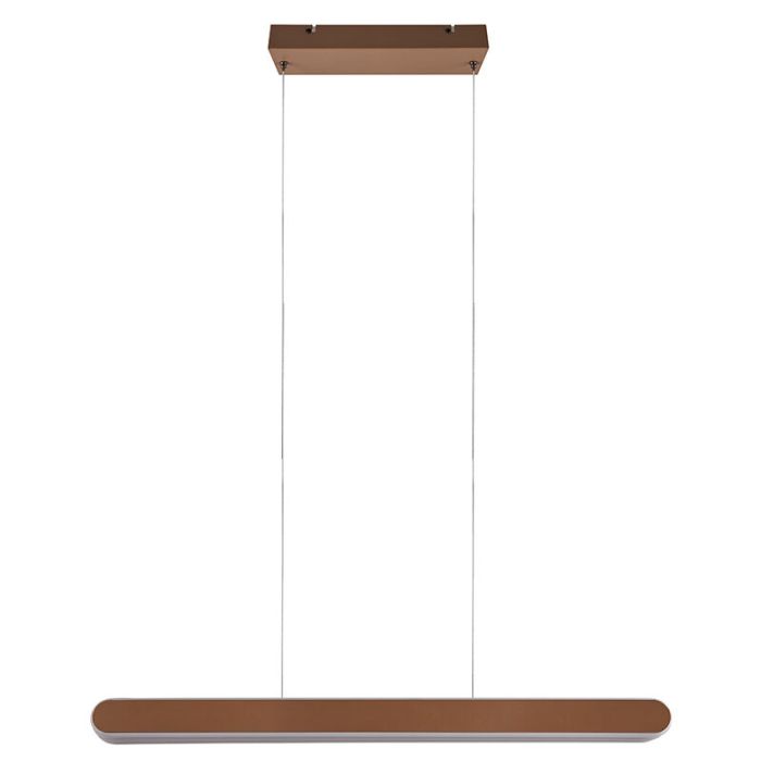 Messing pendler lampe design, Dwayn, 48W, varm til kold hvid justerbar LED, med beröringsdimmer