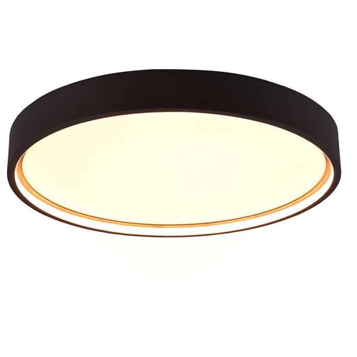 Sort plafond modern, Destin, 29W, varm til kold hvid justerbar LED
