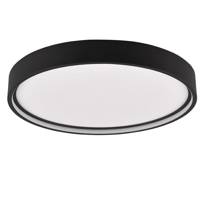 Sort plafond modern, Destin, 29W, varm til kold hvid justerbar LED