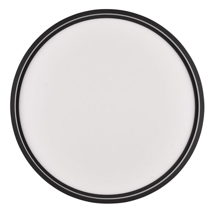 Sort plafond modern, Destin, 29W, varm til kold hvid justerbar LED