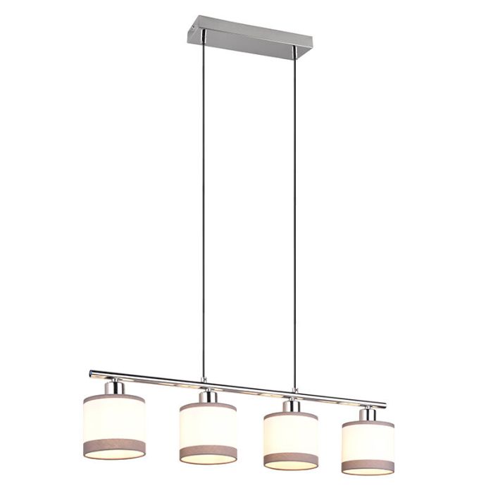 Hvid pendler lampe modern, Denley