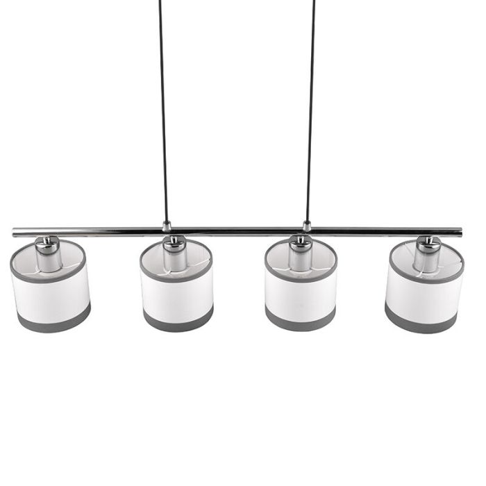 Hvid pendler lampe modern, Denley