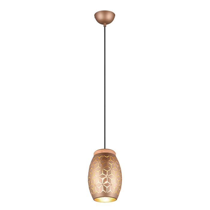 Taupe pendler lampe modern, Delana