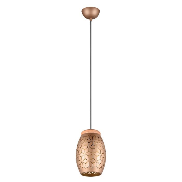 Taupe pendler lampe modern, Delana