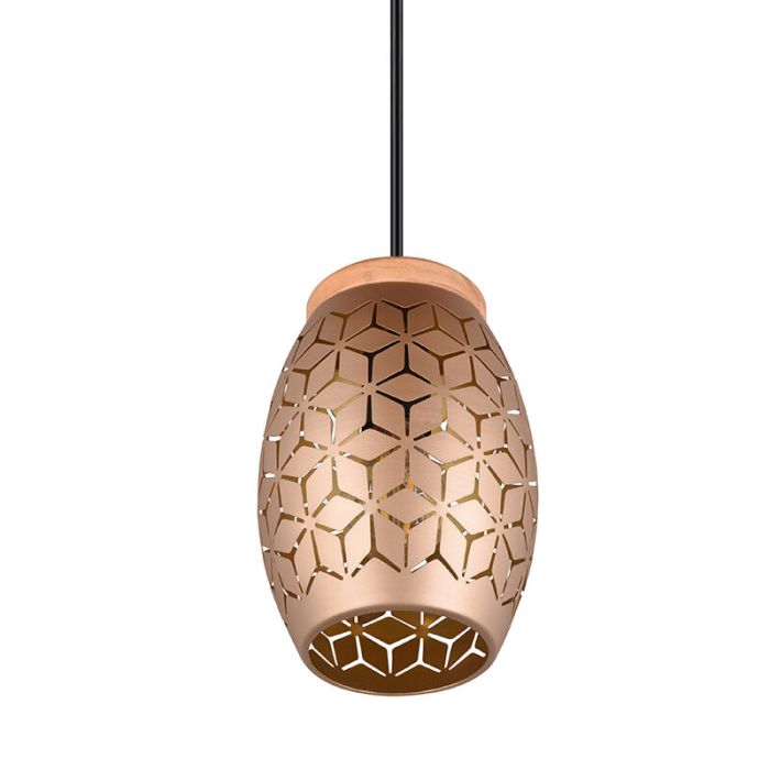 Taupe pendler lampe modern, Delana
