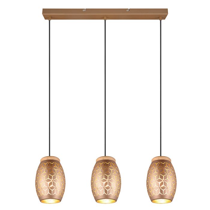 Taupe pendler lampe modern, Delana