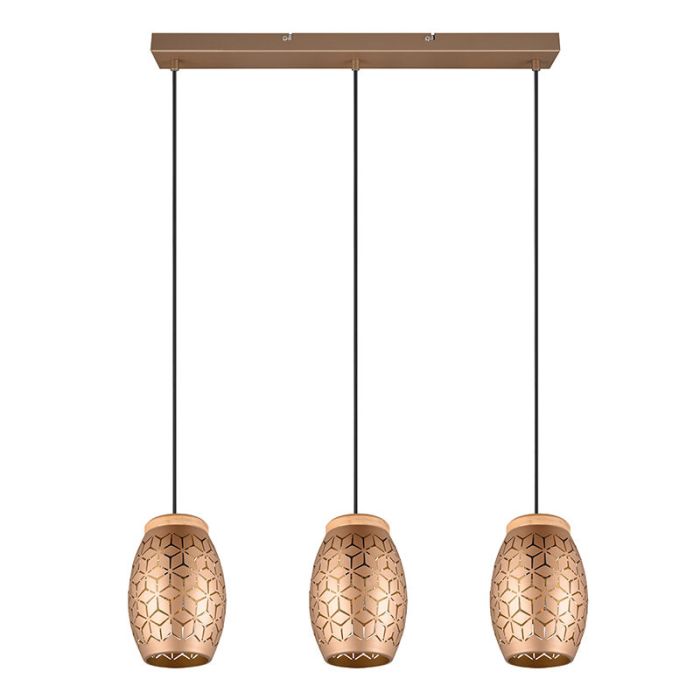 Taupe pendler lampe modern, Delana