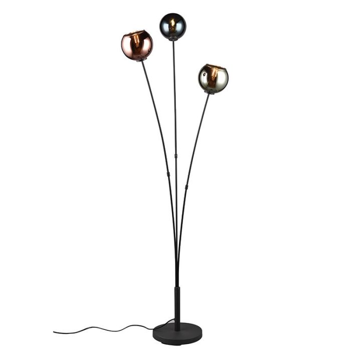 Multi-Farvet gulv lampe design, Glenda