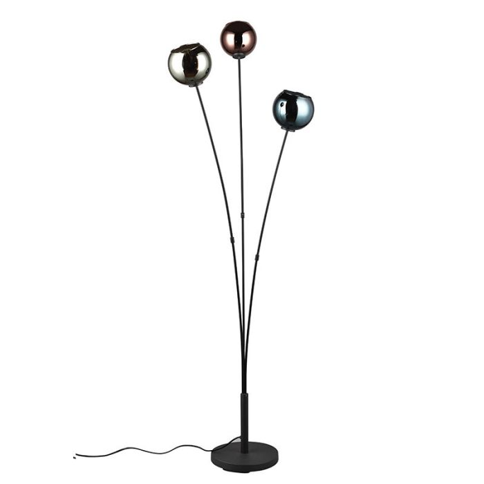 Multi-Farvet gulv lampe design, Glenda