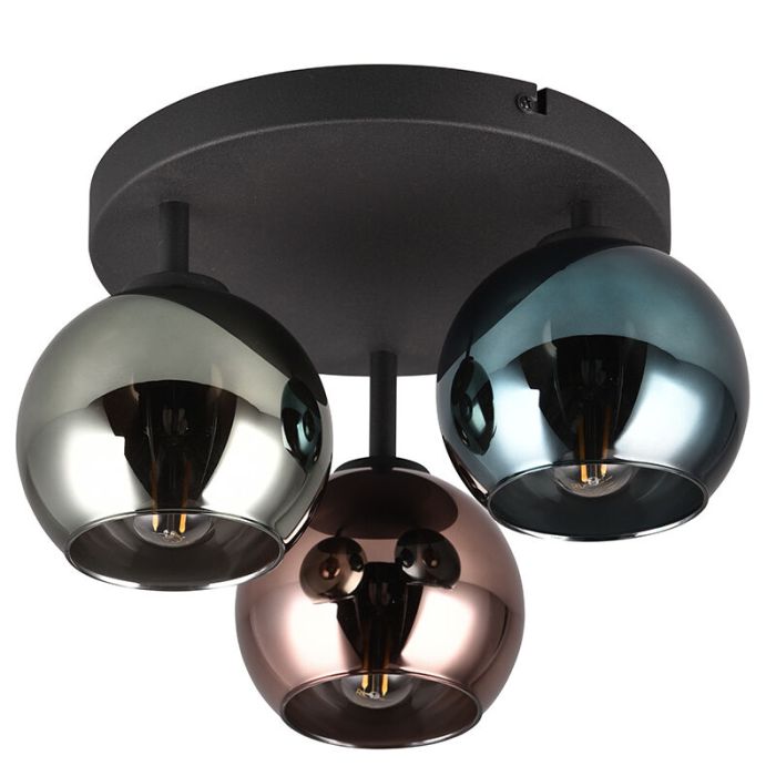 Multi-Farvet loftlampe design, Glenda