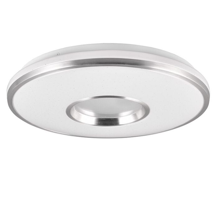 Hvid plafond plast, Franz, 21W, RGBW LED, med fjärrkontroll