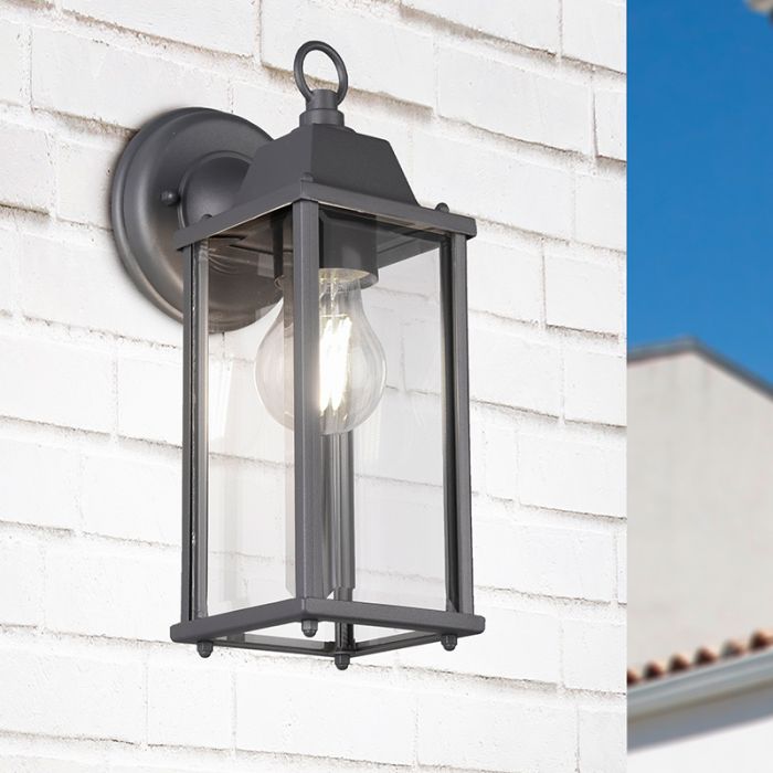 Antracit udendørslampe industri, Celeste, IP23
