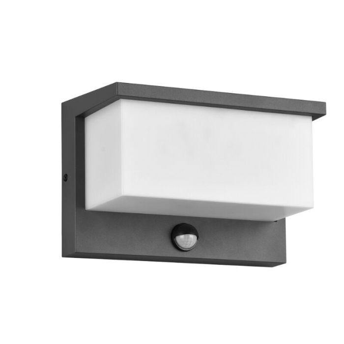 Antracit udendørslampe modern, Slimane, 13W, 3000K LED, IP54