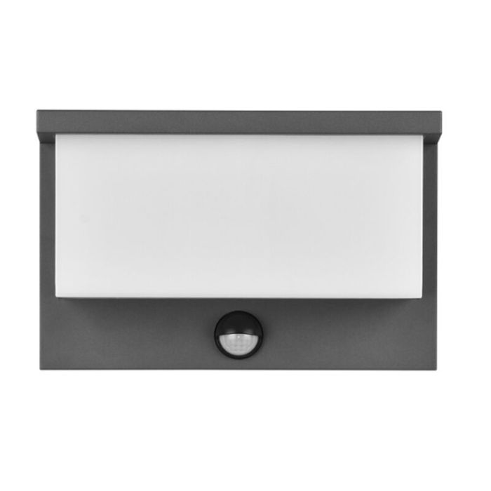 Antracit udendørslampe modern, Slimane, 13W, 3000K LED, IP54