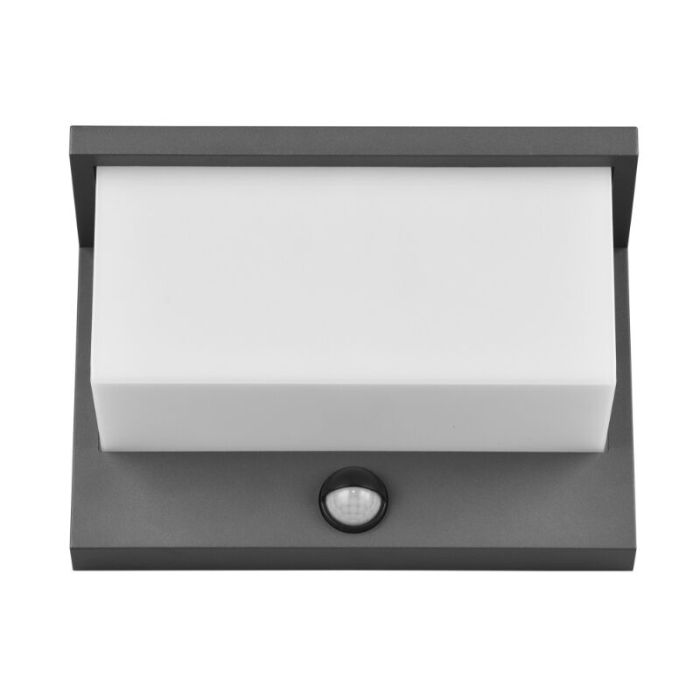 Antracit udendørslampe modern, Slimane, 13W, 3000K LED, IP54