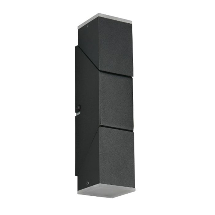 Sort up down væglampe modern, Lok, 3W, 3000K LED