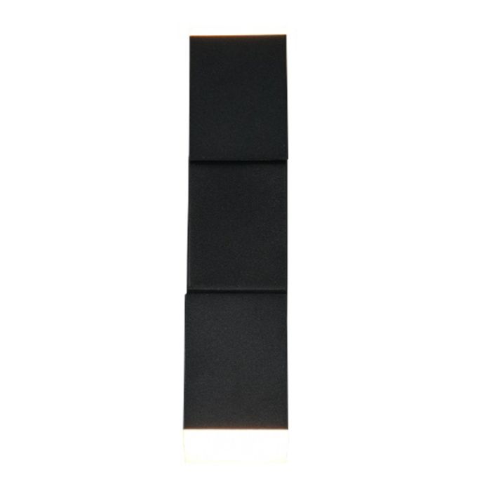 Sort up down væglampe modern, Lok, 3W, 3000K LED
