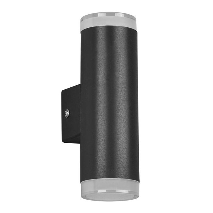 Sort væglampe badeværelse modern, Spjald, 4W, 3000K LED, IP44