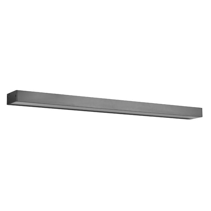 Sort væglampe badeværelse modern, Basma, 13W, 3000K LED, IP44