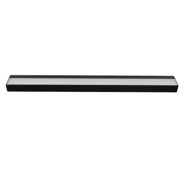Sort væglampe badeværelse modern, Basma, 13W, 3000K LED, IP44