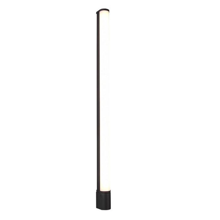 Sort væglampe badeværelse modern, Bernou, 21W, 3000K LED, IP44