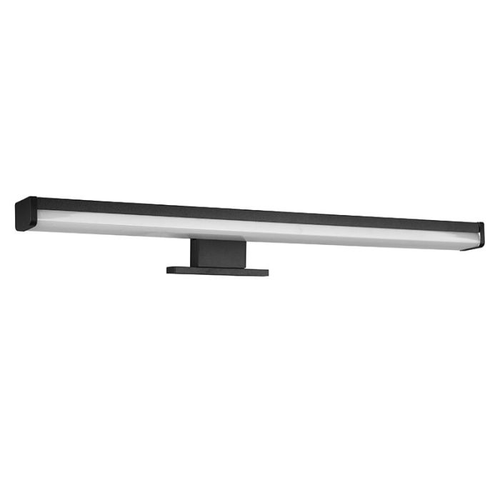 Sort væglampe badeværelse modern, Celal, 7,5W, 3000K LED, IP44