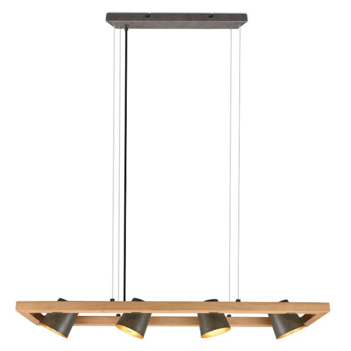 Nikkel pendler lampe vintage, Keira