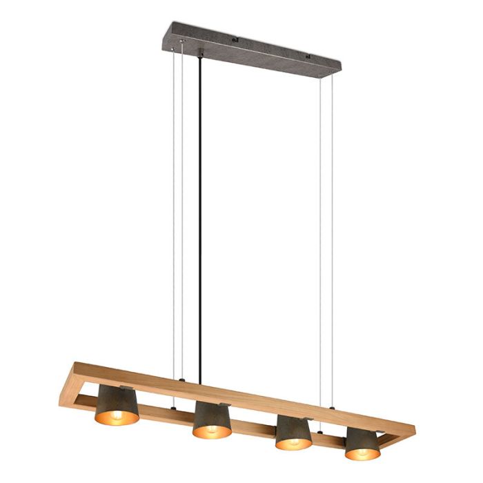 Nikkel pendler lampe vintage, Keira