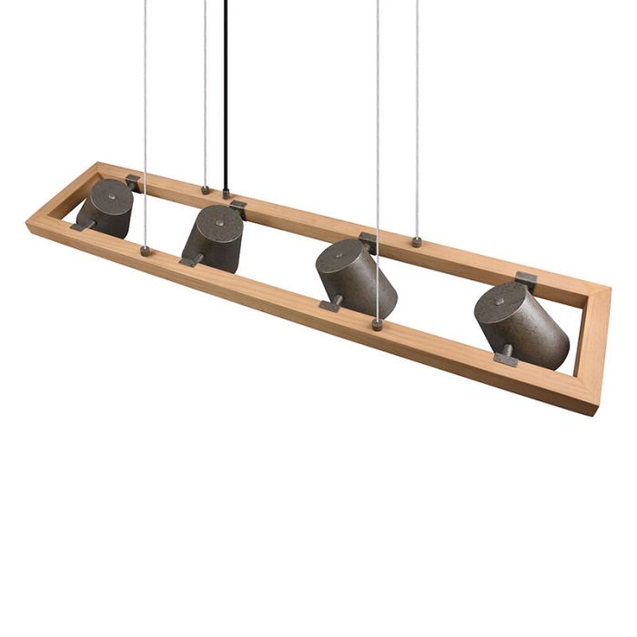 Nikkel pendler lampe vintage, Keira