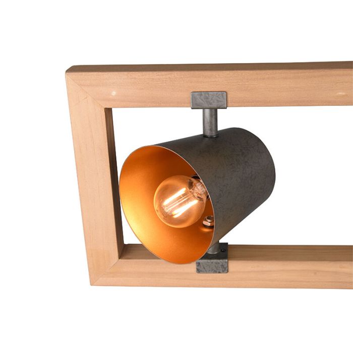 Nikkel pendler lampe vintage, Keira