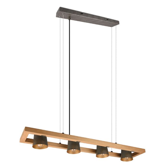 Nikkel pendler lampe vintage, Keira