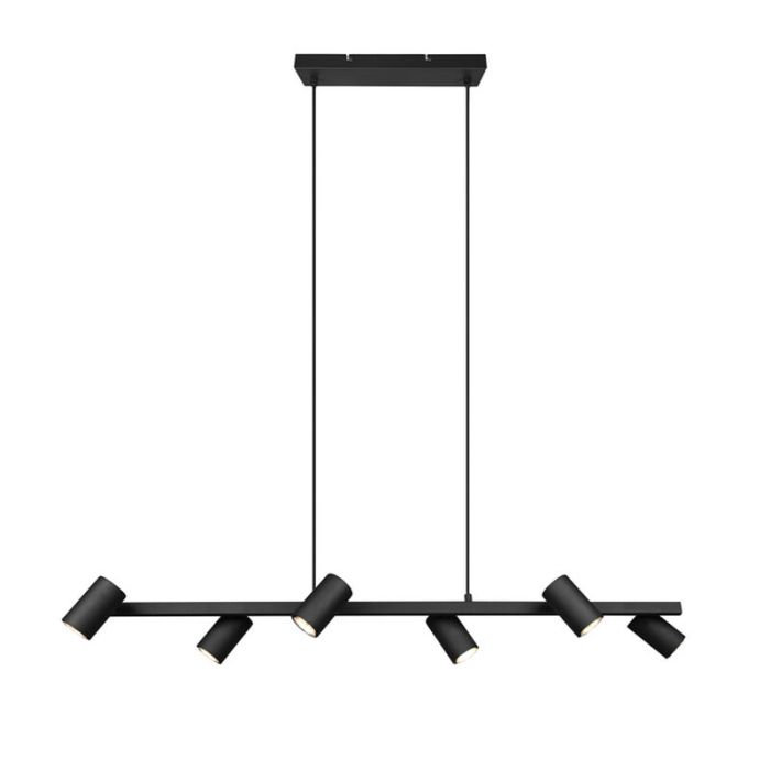 Sort pendler lampe modern, Kaso