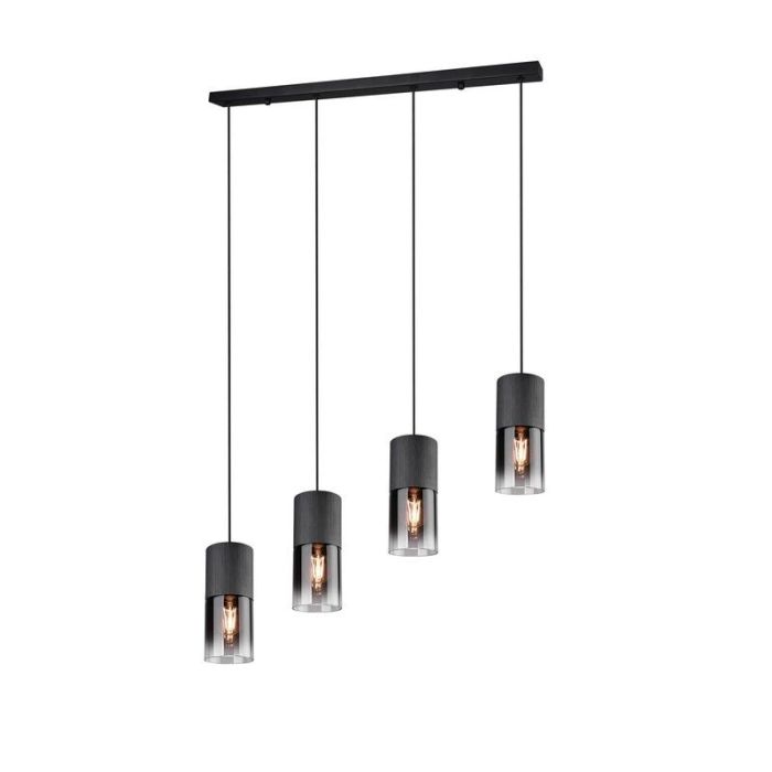Grå pendler lampe modern, Amadi